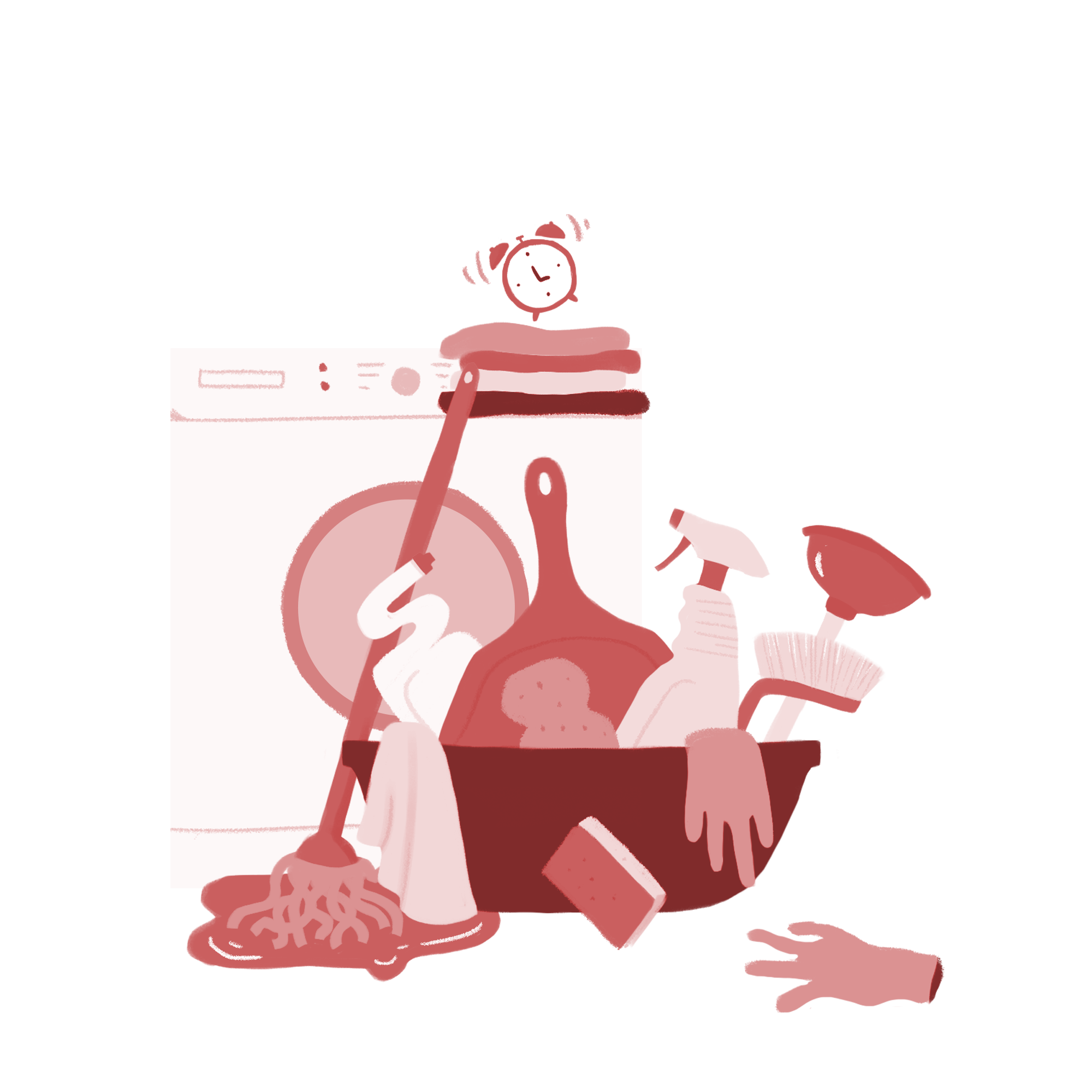 Ilustracion sobre trabajo de cuidados